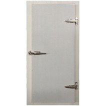 저온창고 저온저장고 문 대문 제작 맞춤 건조기 조립, 유백색 반쯤 묻힌 문