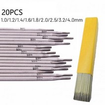 납땜 용 304 스테인레스 스틸 용접봉 20 개 용접 A102 전극 1 0mm-4 0mm 직경 소모품, 01-1.2mm
