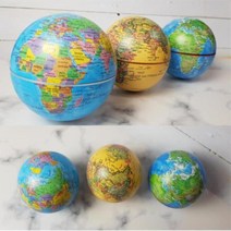 자전하는 지구본 LED 선물용 학습용 지구본 인테리어지구본 미니지구본 지구, (선택_LED블루지구본_)