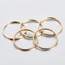 20-50pcs 라운드 직경 8-40mm 고리 귀걸이 전선 커넥터 DIY 펜 던 트 쥬얼리에 대 한 폐쇄 반지 액세서리 용품 만들기, 25.KC Gold - 12mm x 50pcs