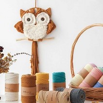 기타 바보사랑[익스트리모]Modern MACRAME 순면 콘사실 4mm 16color CH1635696, 인디핑크