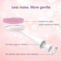 SANQ 샤오미 호환 SOOCAS X3 X5 음파 전동 칫솔 헤드 SOOCARE 전기 얼굴 클렌징 브러시 마사지