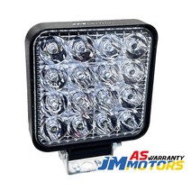 제이스 보증수리 미니 LED 서치라이트 작업등 후미등 써치라이트, 미니 16구사각 (JMS-MS48S/12.24V겸용), 1개