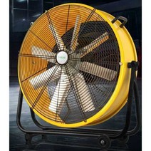 대형 선풍기 축사용 산업용 작업장 강한 바람, 노란색 24인치-8엽(110V220V)