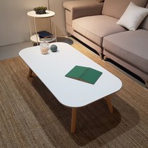 엔젤 화이트 소파 거실 테이블, 엔젤소파T1200(스퀘어)
