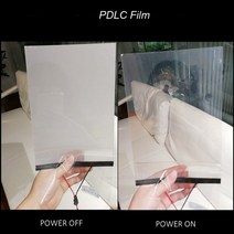 필름히터 SUNICE전환 가능한 전기 화이트블랙그레이 불투명 접착제 PDLC 스마트 필름 창 도어 샘플 후면 프, 03 White_01 10cmX10cm