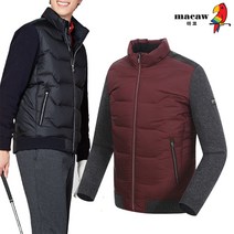 [마코 SALE] (남성)니트 소매 구스다운 패딩 점퍼_MJM4DJ01