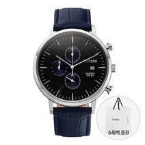 시티즌 AN3610-04H 크로노그래프 남성 가죽시계