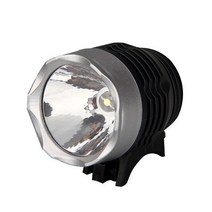 초등학생 자전거 로드 T6 LED 자전거 헤드 라이트 배터리 방수 램프 사이클링 프론트 4 가지 옵션 색상, 02 Sliver