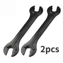 자전거수리 자전거공구세트 자전거수리용품 자전거분해정비 2PCS 자전거 수리 도구 액세서리 스틸 헤드 오픈 엔드 액슬 허브 콘 렌치 내구성 스패너 Multitool, [01] 2pcs