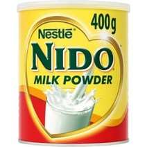 Nestle Nido Full Cream Milk Powder 네슬레 니도 풀 크림 밀크 파우더 분말 탈지 분유 400g, 1개