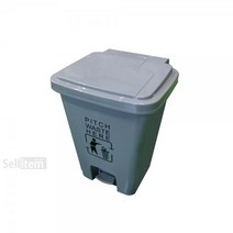 [식공구] 페달식 휴지통 (소 30L) / 재활용 분리수거 다용도 쓰레기통 식품공장 업소용 가정용 사무용 카페, 상세페이지 참조