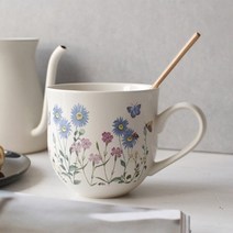 기타 바보사랑[꾸미까] 영국 플라워가든 머그잔 컵, 영국플라워가든머그잔컵