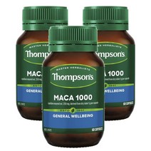 톰슨 호주 Thompsons Maca 마카 1000 60캡슐, 3팩