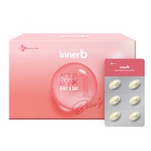CJ 이너비 아쿠아뱅크 원어데이 84캡슐 12주분 히알루론산 하루한알, 84정, 1개