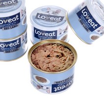 사조 러브잇 레드라벨 160g 고양이캔, 흰살참치와 멸치