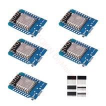5 pcs ESP8266 ESP 12F NodeMcu Mini D1 모듈 WeMos Lua WiFi 인터넷 개발 보드 Arduino 용 WeMos D1 mini와 호환 가능|, 1개, 단일