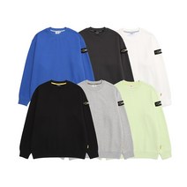 내셔널지오그래픽 N224USW901 스탠다드 벨룩스 세미 오버핏 기모 맨투맨 6종 택 1 154096, FOAM GREEN