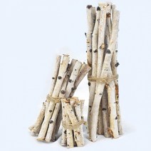 유목 자작나뭇가지 목봉 마크라메 재료 꽃병 공예장식, 길이70cm