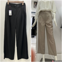 올리비아로렌 해운대 여름 반 밴딩 와이드 팬츠 VOBDLYM4496