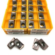 카바이드 인서트 인덱서 블 밀링 및 절삭 공구 APMT1604 M2 H2 APMT 1604 CNC 선반, [01] APMT1604 M2 VP15TF, [01] 10개 세트