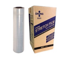 오공 스트레치필름 1롤 A10 20mic x 500mm 330m 공업용랩 수동랩 파렛트랩