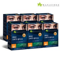 메이플트리 루테인오메가3 플러스6 30캡슐 6통 6개월분, 선택완료, 단품없음