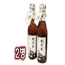아재 참기름 350미리 1+1 두병 옛날 참깨 답례품 선물세트, 2병, 350ml