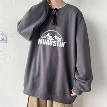 4컬러 남여공용 맨투맨티 기모안감 데일리 따뜻한안감 셀럽스타일-72394EA