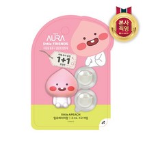 아우라 리틀카카오 차량용 통풍구 방향제 어피치 기획 2mLx2 윌유메리미, 없음