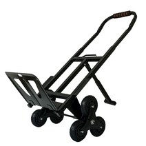 생수 택배 손수레 배달 카트 수동 계단 리프트 구르마, L2 올블랙 거치대없음, 1개