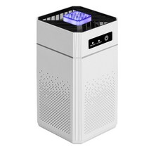 고양이털공기청정기 가성비 새로운 패턴 공기 청정기 USB 연기 오존 필터 음이온 스마트 오피스 홈 대형 방, 01 white_01 기타