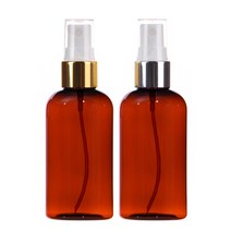 금속스프레이 20ml 30ml 50ml 60ml 75ml 80ml 100ml 스프레이공병 미스트용기, 갈색용기(타원형) 실버캡