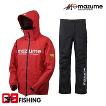 [09피싱]마즈메 MZRS-596 컨택트 레인 슈트2 낚시복 상하의세트, MZRS-596 네이비 S