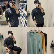 네파 봄시즌에뭐입지?? 두께감 딱좋은! 남성용 심플 마운틴 포켓 긴팔 집업 티셔츠 7I15403
