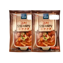 cj 별미 삼호 김치모둠어묵탕 396gX 2개 식사대용 간식 체중조절 김밥 도시락 소풍 술안주 2개, 1set