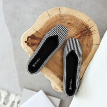 비바이아 Margot 2.0 하운드스투스 발편한 플렛슈즈 니트플랫 임산부신발
