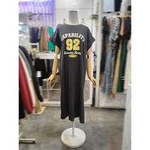 밸리걸 레터링 포인트 박시 원피스 480700