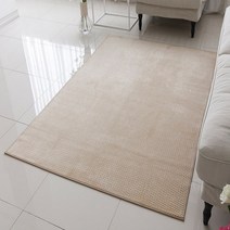 와플 극세사 카페트 러그 베이지100X150 거실 침실 가을 겨울 국산 카페트
