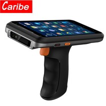셀프 책 스캐너 북 스캔 caribe pl-55l pda 스캐너 권총 그립 포함 5.5인치 터치 스크린 android 8.1 핸드헬드 2d qr pdf417 코드 1d 레이저, 우리를