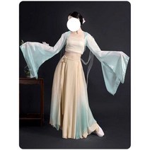 한국 무용 의상 공연복 연습복 풀치마 세트 계랸 한복