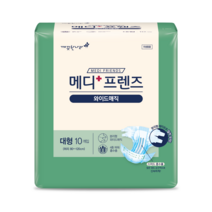 깨끗한나라 메디프렌즈 와이드 매직대형 10매 10팩 성인기저귀, 대형, 10개입