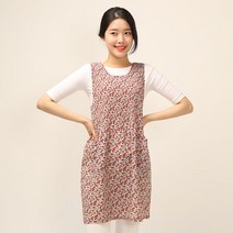 이솔홈 자스민 쉬폰 원피스 앞치마, free