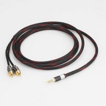 Audiocrast-고품질 4.4mm 5 극 수 밸런스드 to 2RCA 업그레이드 케이블 pha2a wm1a 1z zx300a 용, 01 0.5m