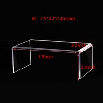 교탁 강연대 강의대 연설대 새로운 아크릴 자형 투명 디스플레이 스탠드 신발 보석 디스플레이 화장품 제품 조직 카운터 디스플레이 스탠드, m