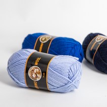 메리노 울 10ply (Merino wool) 100g 메리노울실 메리노실 뜨개실 털실, 301 그레이