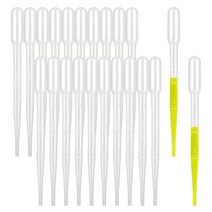 피펫 과학실험 화학 과학 실험실 이송 플라스틱 투명 일회용 안전 점적기 졸업 용품 3ml 20 개, 3 미리리터, 3 미리리터