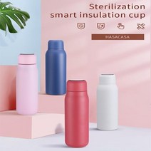 Hasacasa-스마트 UV 살균기 스테인레스 스틸 보온병 컵 비즈니스 선물 차량용 진공 플라스크 머그잔 대1164414 L3, 460ml1164414 L3, 빨간