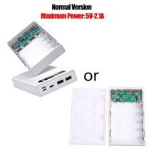 파워뱅크 자작배터리 캠핑용배터리 M5TD 분리형 LCD 디스플레이 DIY 5x18650 배터리 케이스 보조베터리 셸, 01 random  1pc
