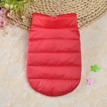 큰강아지옷 Warm Pet Dog Vest Clothes Chihuahua Pug Clothing Jacket Autumn Winter Coat Outfit For Sma, 02 Red_03 M